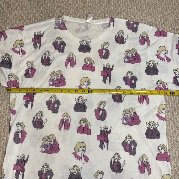 Clashist T-Shirt Top Joan Rivers Middle Finger XL - Picture 6 of 7
